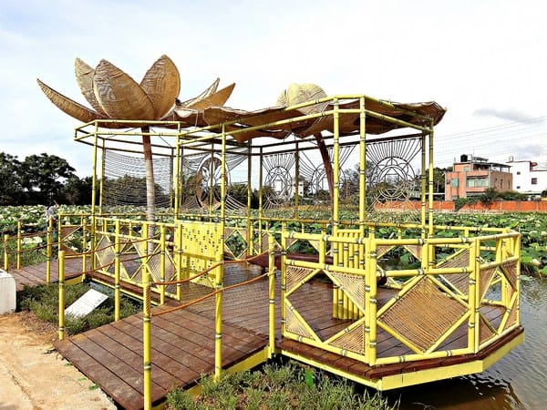 觀音蓮花季:【2017觀音蓮花季】荷浪桃桃。樂遊蓮池.獨家大宅門布袋戲變臉秀