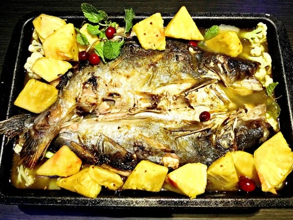 水貨-中和店:水貨炭火烤魚