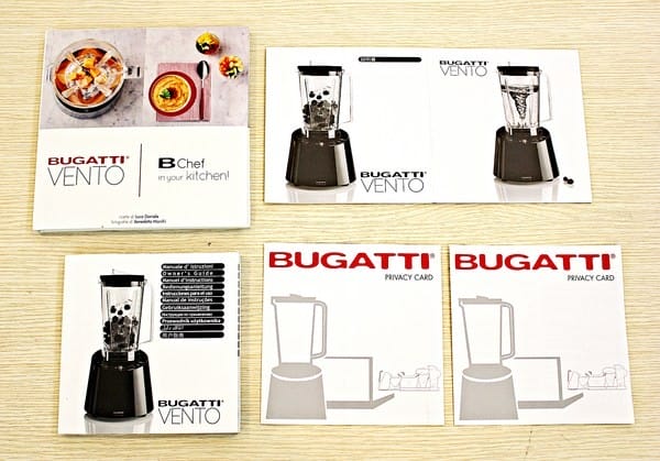 BUGATTI:【BUGATTI】VENTO破壁養生機。多達60段變速。一機搞定廚房料理