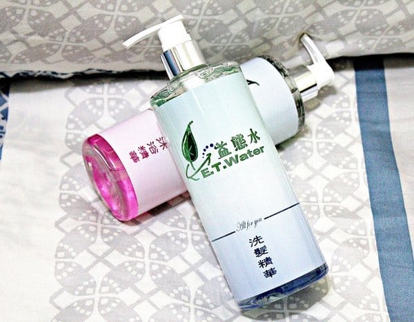 益態水:【益態水E.T.Water】沐浴精華 vs 洗髮精華