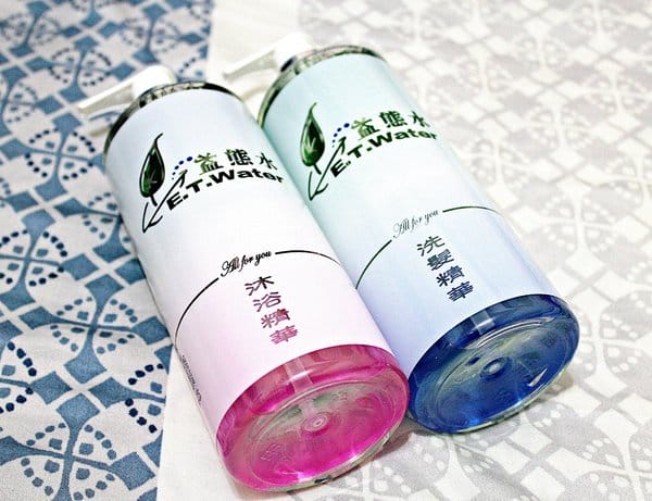 益態水:【益態水E.T.Water】沐浴精華 vs 洗髮精華