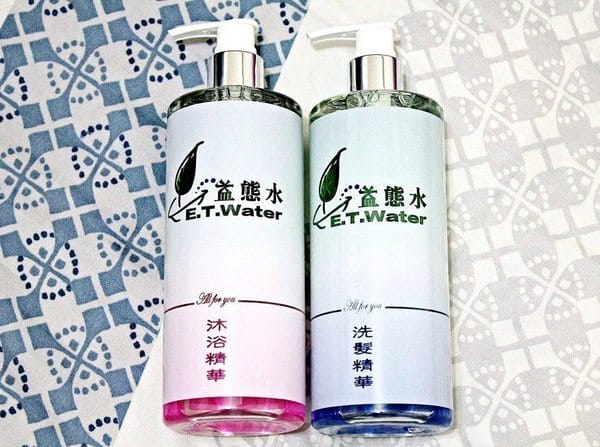 益態水:【益態水E.T.Water】沐浴精華 vs 洗髮精華