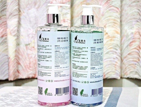 益態水:【益態水E.T.Water】沐浴精華 vs 洗髮精華
