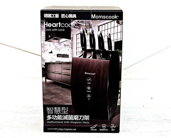 Heartcook心廚:【Heartcook心廚】智慧型多功能滅菌磨刀架。廚房收納