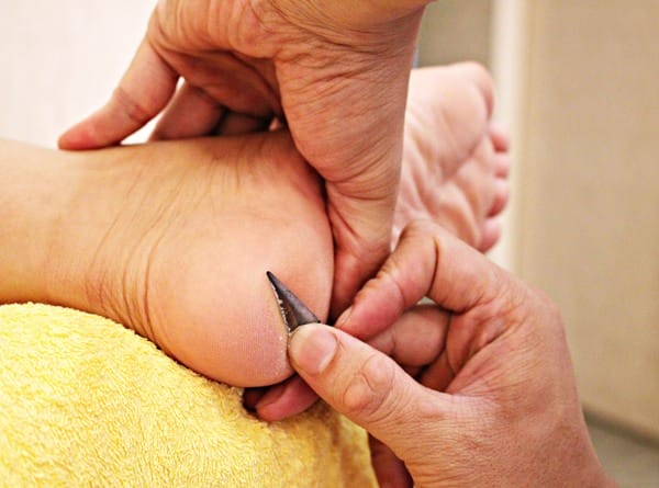 【松足養生館 康定店】全身按摩腳底按摩修腳皮。台北西門町三味食堂。鮭魚生魚片握壽司