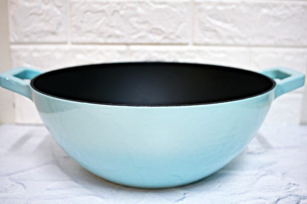 【摩堤MULTEE】28cm鑄鐵雙享鍋晶鑽藍。鑄鐵鍋推薦