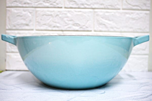 【摩堤MULTEE】28cm鑄鐵雙享鍋晶鑽藍。鑄鐵鍋推薦