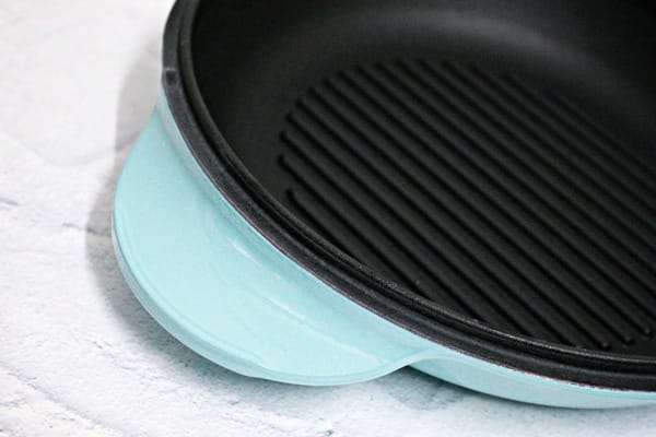 【摩堤MULTEE】28cm鑄鐵雙享鍋晶鑽藍。鑄鐵鍋推薦