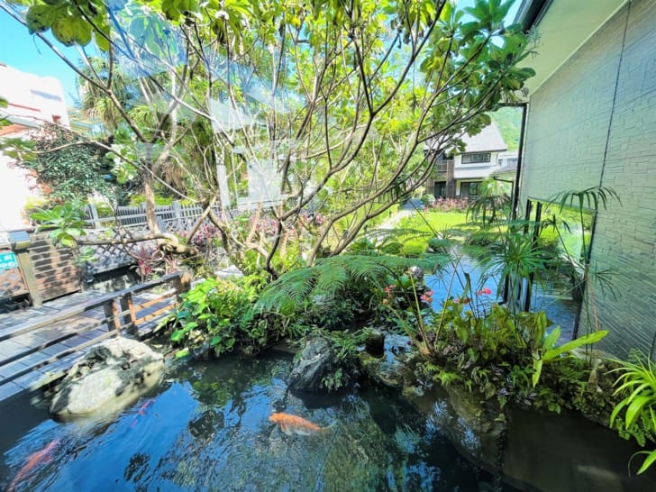 【潭心閣】花蓮鯉魚潭民宿螢火蟲住宿親子友善SUP立槳初體驗竟然在房間可以餵魚?!