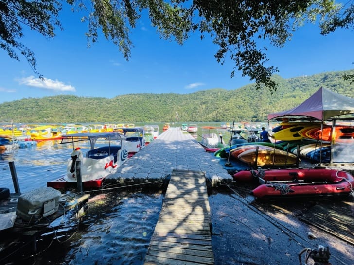 【潭心閣】花蓮鯉魚潭民宿螢火蟲住宿親子友善SUP立槳初體驗竟然在房間可以餵魚?!