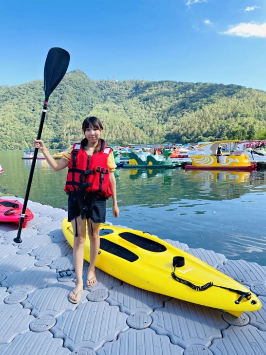 【潭心閣】花蓮鯉魚潭民宿螢火蟲住宿親子友善SUP立槳初體驗竟然在房間可以餵魚?!