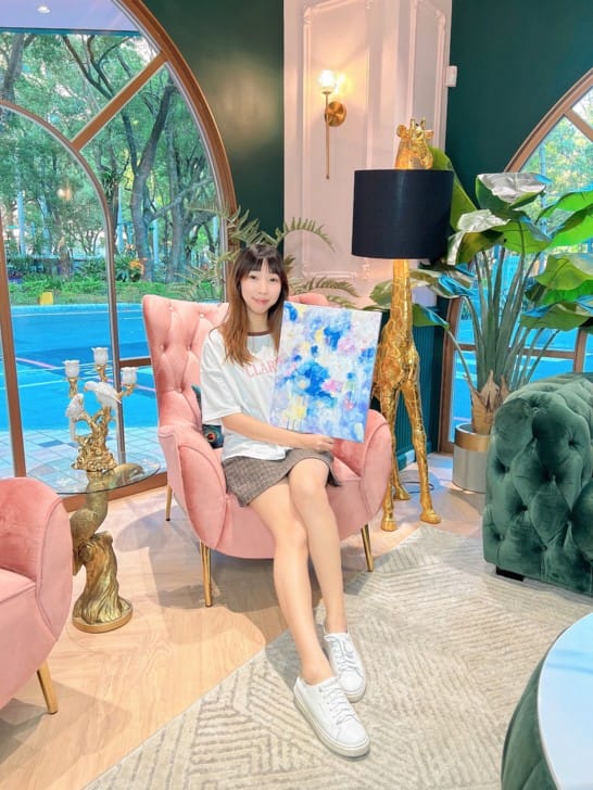 【莎夏畫室Sasha’s Wonderland】壓克力畫零基礎畫室有適合新手的迷你班教學網美激推景點台北最美畫室