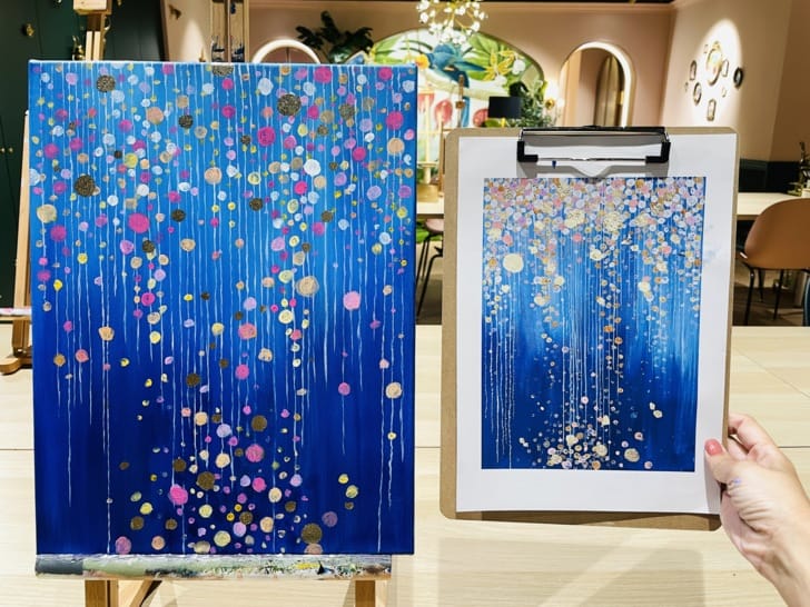 【莎夏畫室Sasha’s Wonderland】壓克力畫零基礎畫室有適合新手的迷你班教學網美激推景點台北最美畫室