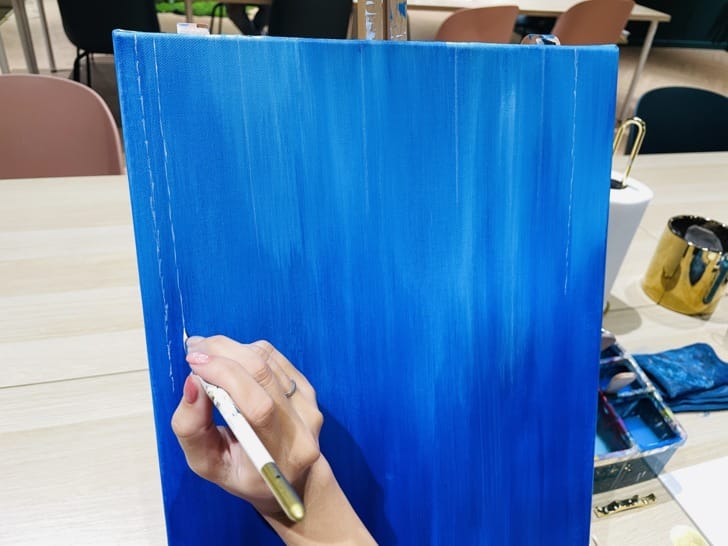 【莎夏畫室Sasha’s Wonderland】壓克力畫零基礎畫室有適合新手的迷你班教學網美激推景點台北最美畫室