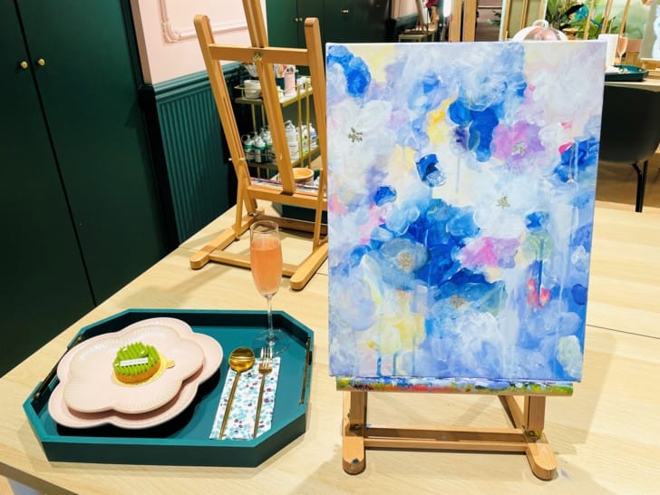 【莎夏畫室Sasha’s Wonderland】壓克力畫零基礎畫室有適合新手的迷你班教學網美激推景點台北最美畫室