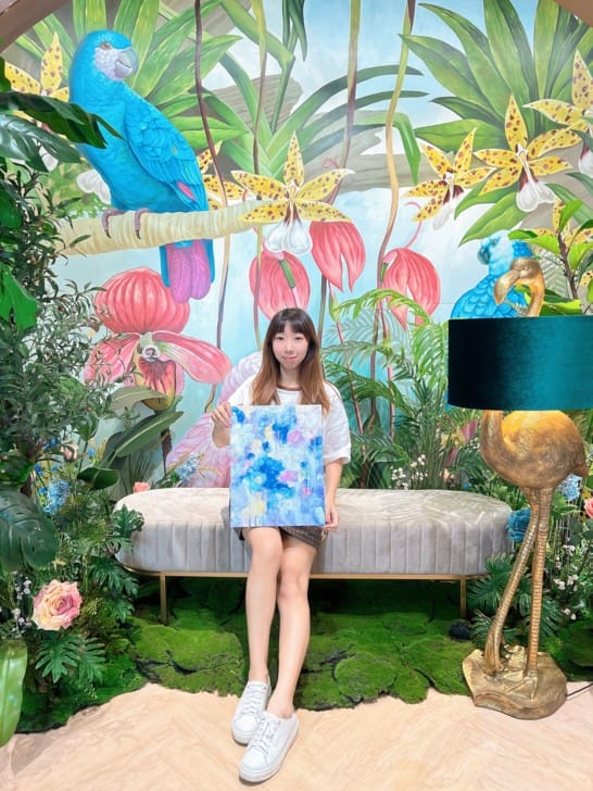 【莎夏畫室Sasha’s Wonderland】壓克力畫零基礎畫室有適合新手的迷你班教學網美激推景點台北最美畫室