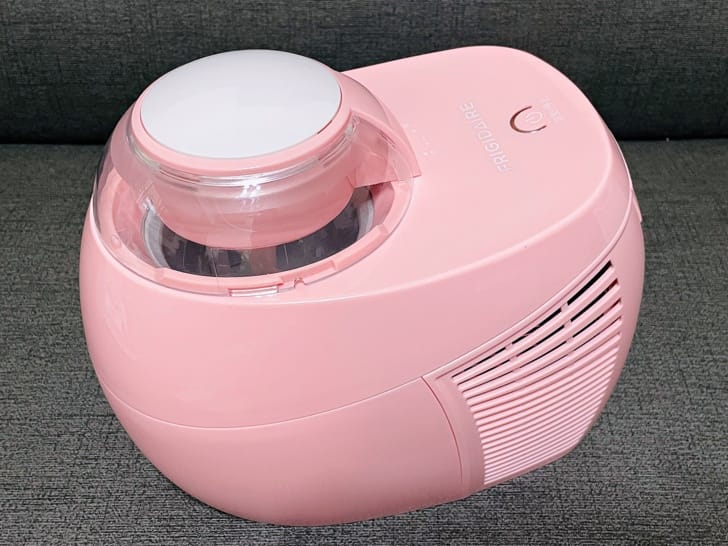 【美國Frigidaire富及第】-5度C冰淇淋機消暑冰淇淋自己DIY動手做自製冰淇淋免預冷即刻製作寵物也能吃的冰淇淋輕巧好攜帶露營神器