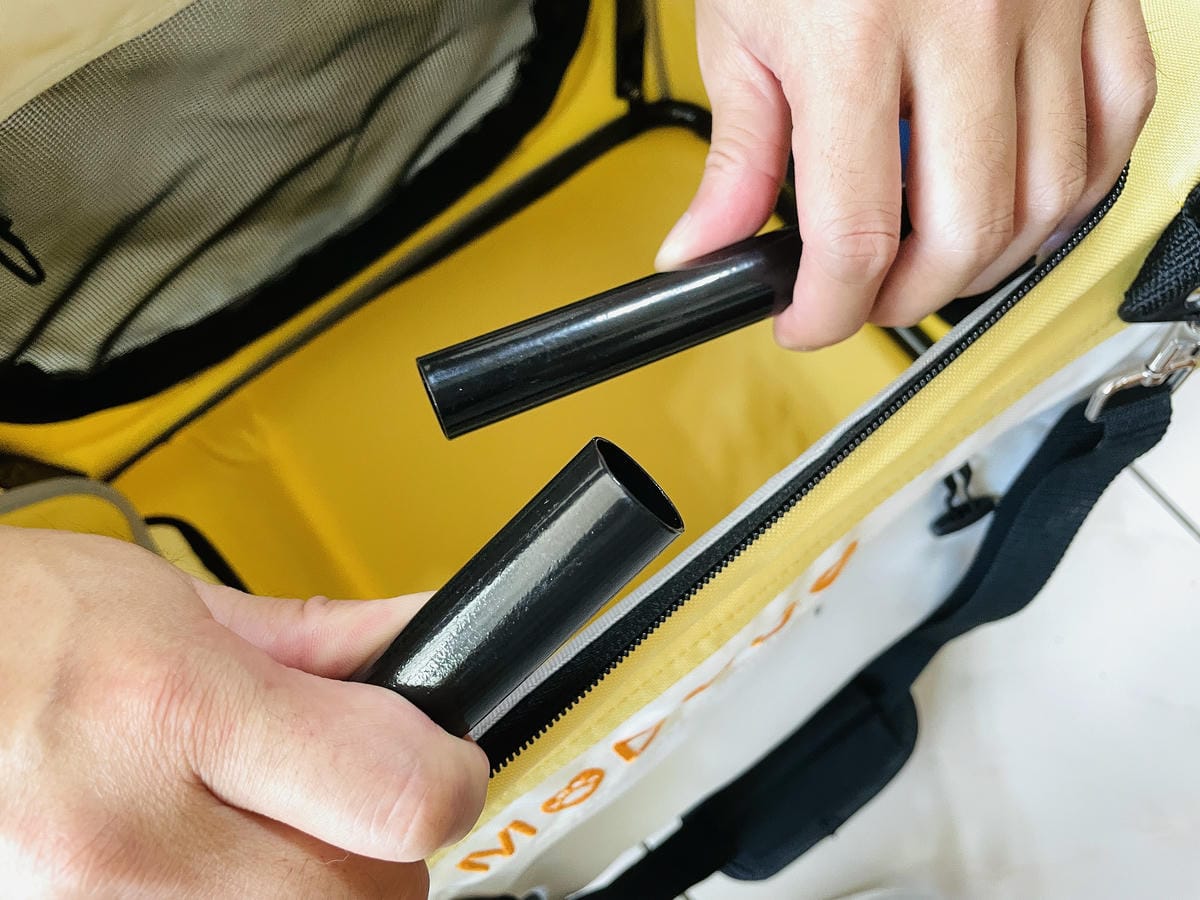 【摸肚肚MODODO】GOGOBOX小立方寵物推車『小臘腸咪咪』狗生第一台『豪華推車』!毛小孩外出散步必備