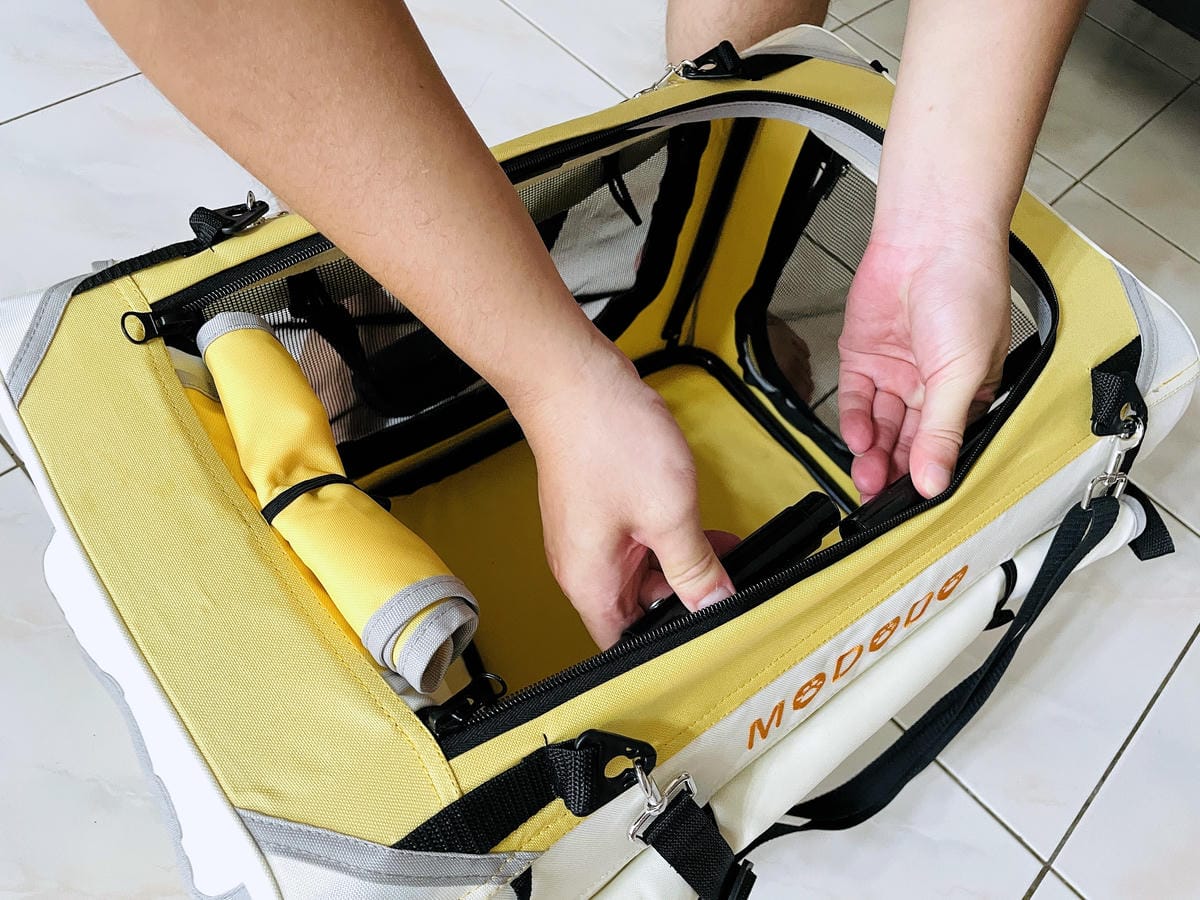 【摸肚肚MODODO】GOGOBOX小立方寵物推車『小臘腸咪咪』狗生第一台『豪華推車』!毛小孩外出散步必備