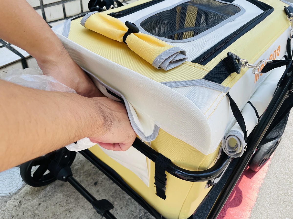 【摸肚肚MODODO】GOGOBOX小立方寵物推車『小臘腸咪咪』狗生第一台『豪華推車』!毛小孩外出散步必備