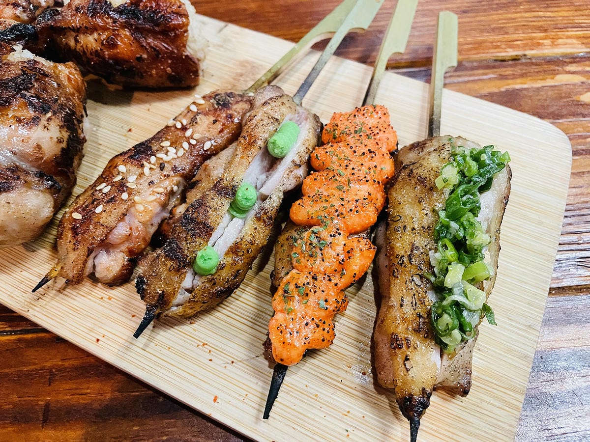 【崧匠焼き鳥屋台】新北土城串燒必吃!平價日式居酒屋,少女超愛的療癒系甜食在這裡!