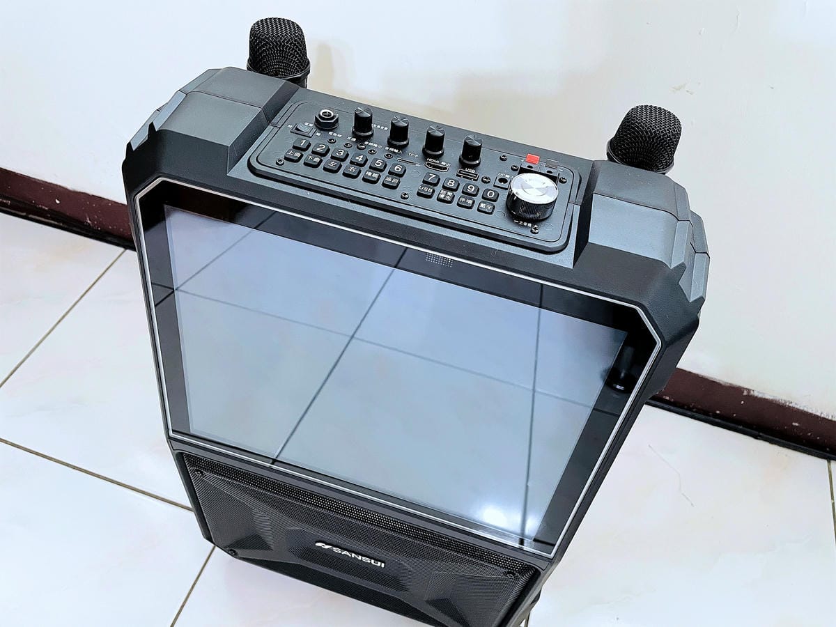 【SANSUI山水】15吋觸控螢幕拉桿式行動KTV(SKTV-T888)『歌神』看過來!家中一秒變KTV包廂唱歌嗨到爆!派對超夯K歌神器,海量歌單唱不完!