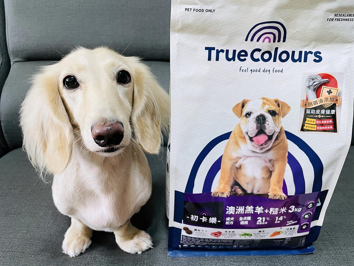 【初卡樂True Colours】狗飼料推薦!『澳洲羔羊糙米』、『澳洲嫩雞糙米』,來自澳洲的健康營養配方小臘腸咪咪愛吃的美味狗糧!