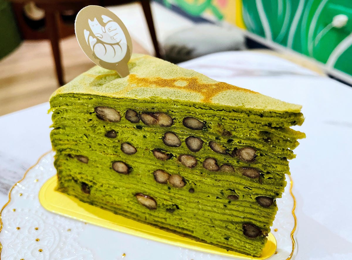 【貓裡居】萌貓咪爆擊『林口貓咖啡廳』『貓旅館』推薦!超療癒貓奴天堂盡情撸貓超好吃抹茶千層蛋糕!