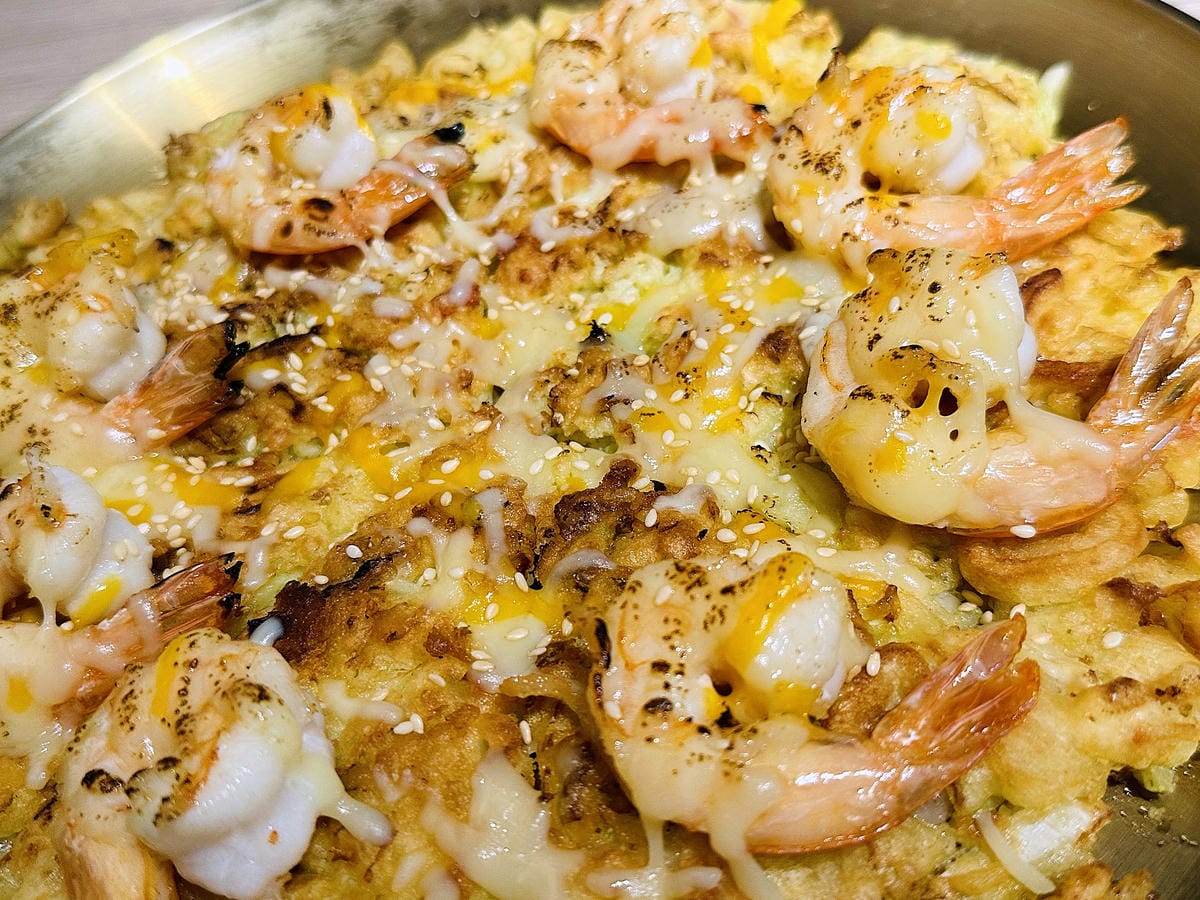 【龍蝦一隻雞】豪邁大啖海鮮痛風餐!超美味「韓式炸雞」「雪花蝦煎餅」新北中和必吃韓式料理!韓國燒酒評比推薦