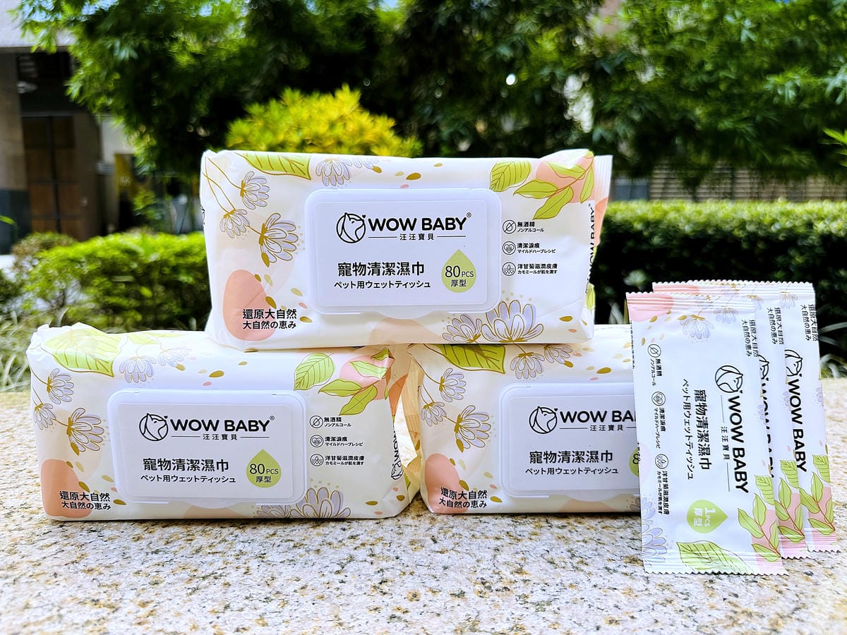 【寵物清潔用品開箱】加『厚』寵物專用濕巾推薦!「高含水量」貓狗都能用清潔濕紙巾