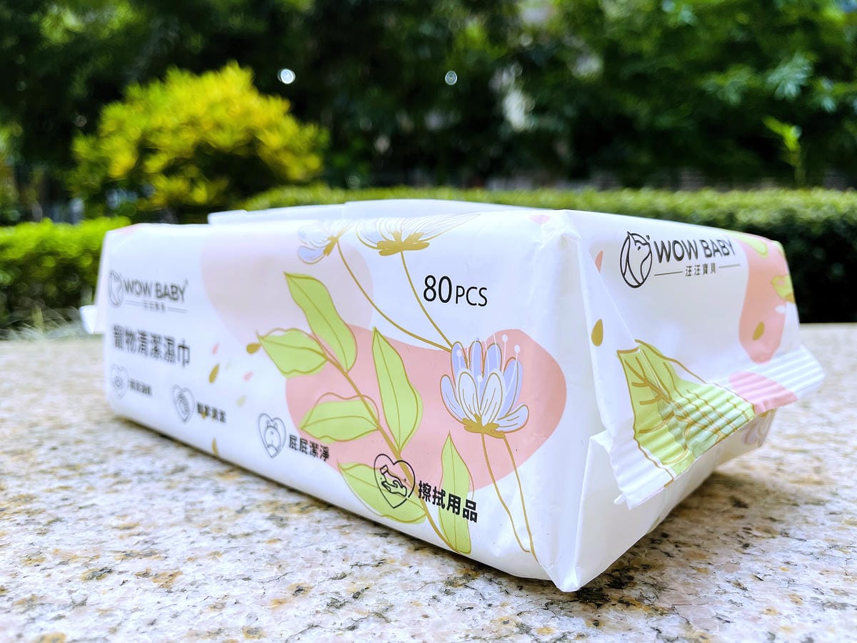 【寵物清潔用品開箱】加『厚』寵物專用濕巾推薦!「高含水量」貓狗都能用清潔濕紙巾