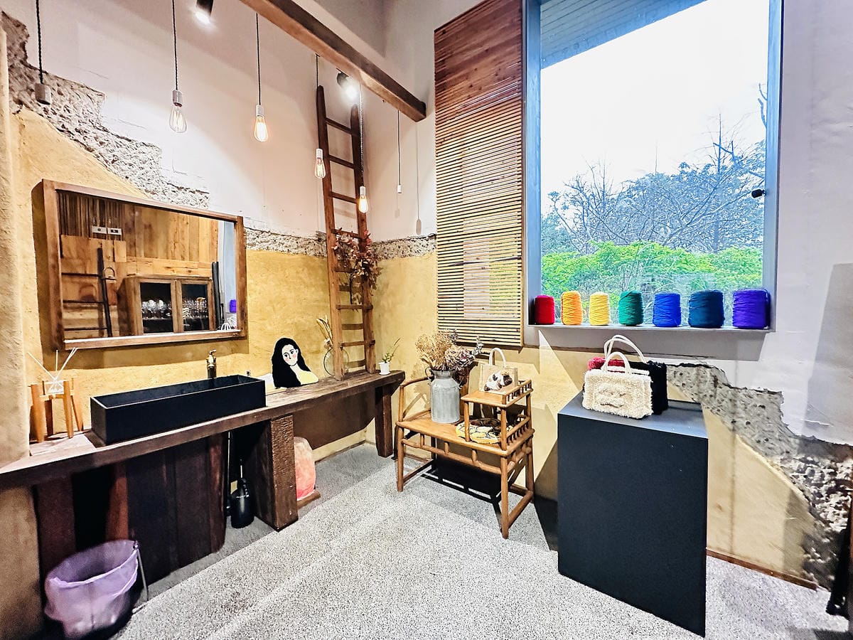 【DoesArt都是藝術】桃園手作地毯Tufting初體驗!用地毯槍製作簇絨織品藝術,桃園一日完美約會行程推薦!