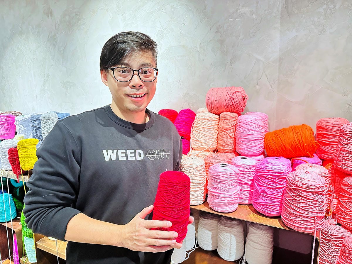 【DoesArt都是藝術】桃園手作地毯Tufting初體驗!用地毯槍製作簇絨織品藝術,桃園一日完美約會行程推薦!