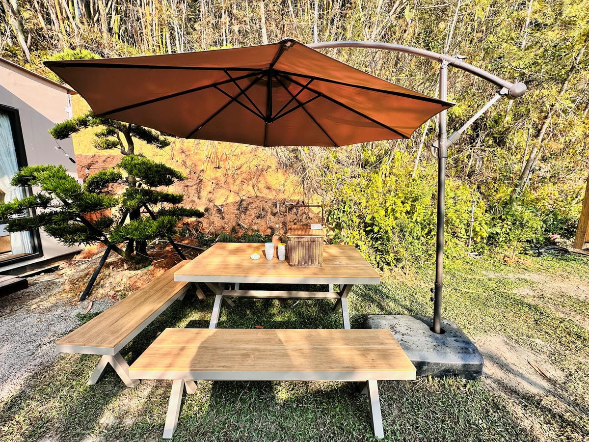 【葉子祕境】南投埔里絕美森林系住宿!超奢華星空villa房型開箱,一泊三食浪漫豪華偽露營!走進大自然裡「森呼吸」