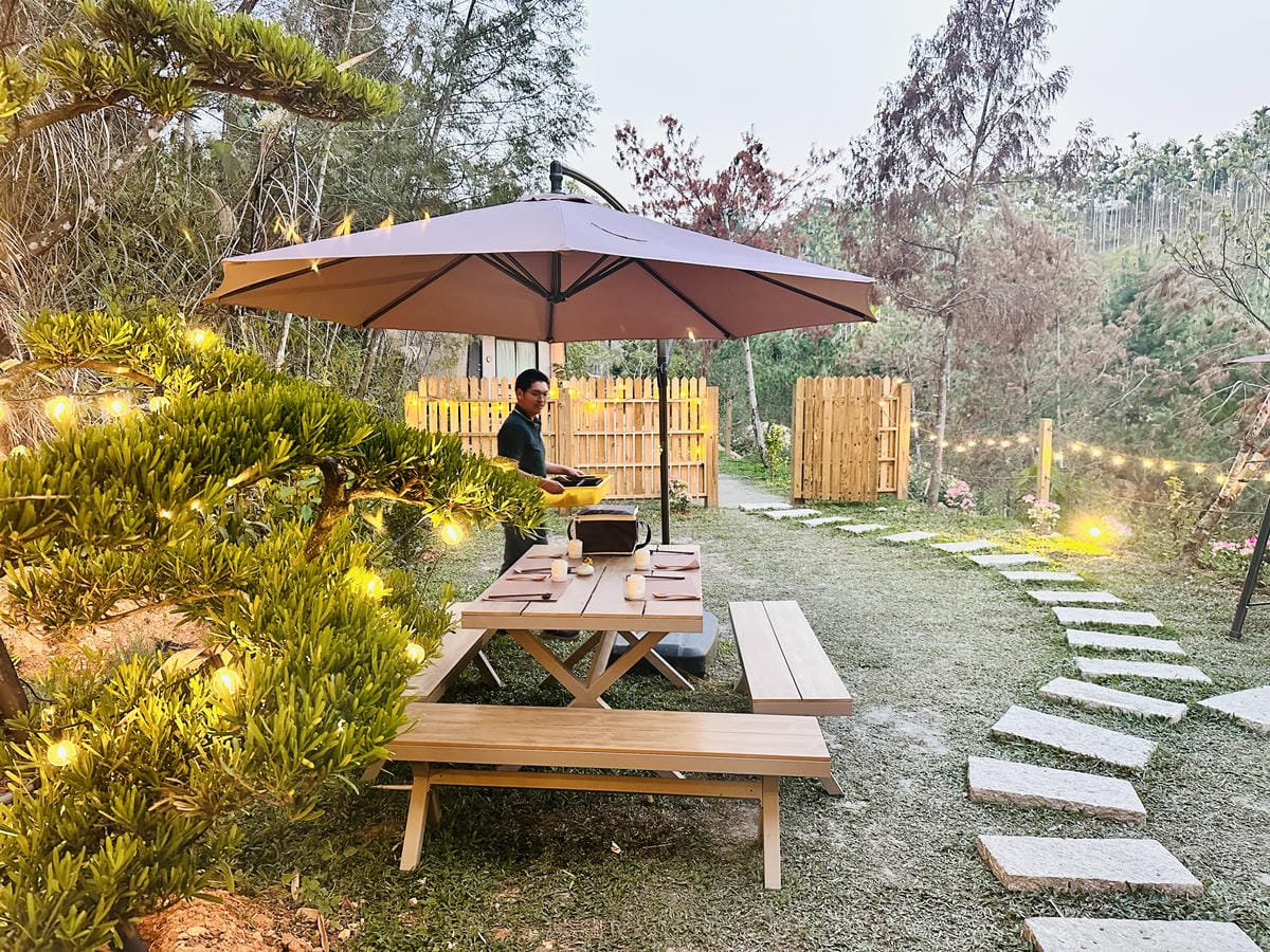 【葉子祕境】南投埔里絕美森林系住宿!超奢華星空villa房型開箱,一泊三食浪漫豪華偽露營!走進大自然裡「森呼吸」