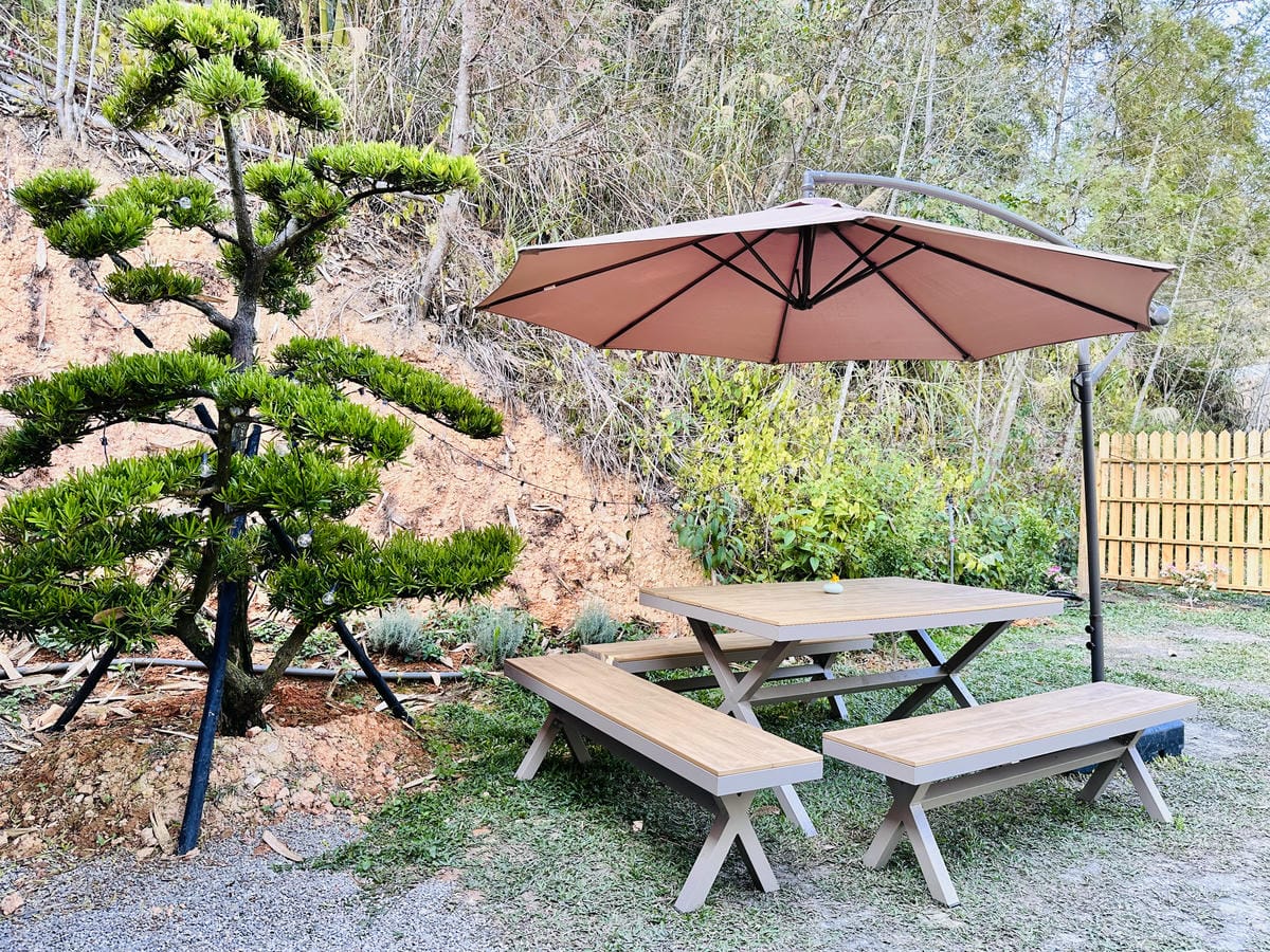 【葉子祕境】南投埔里絕美森林系住宿!超奢華星空villa房型開箱,一泊三食浪漫豪華偽露營!走進大自然裡「森呼吸」