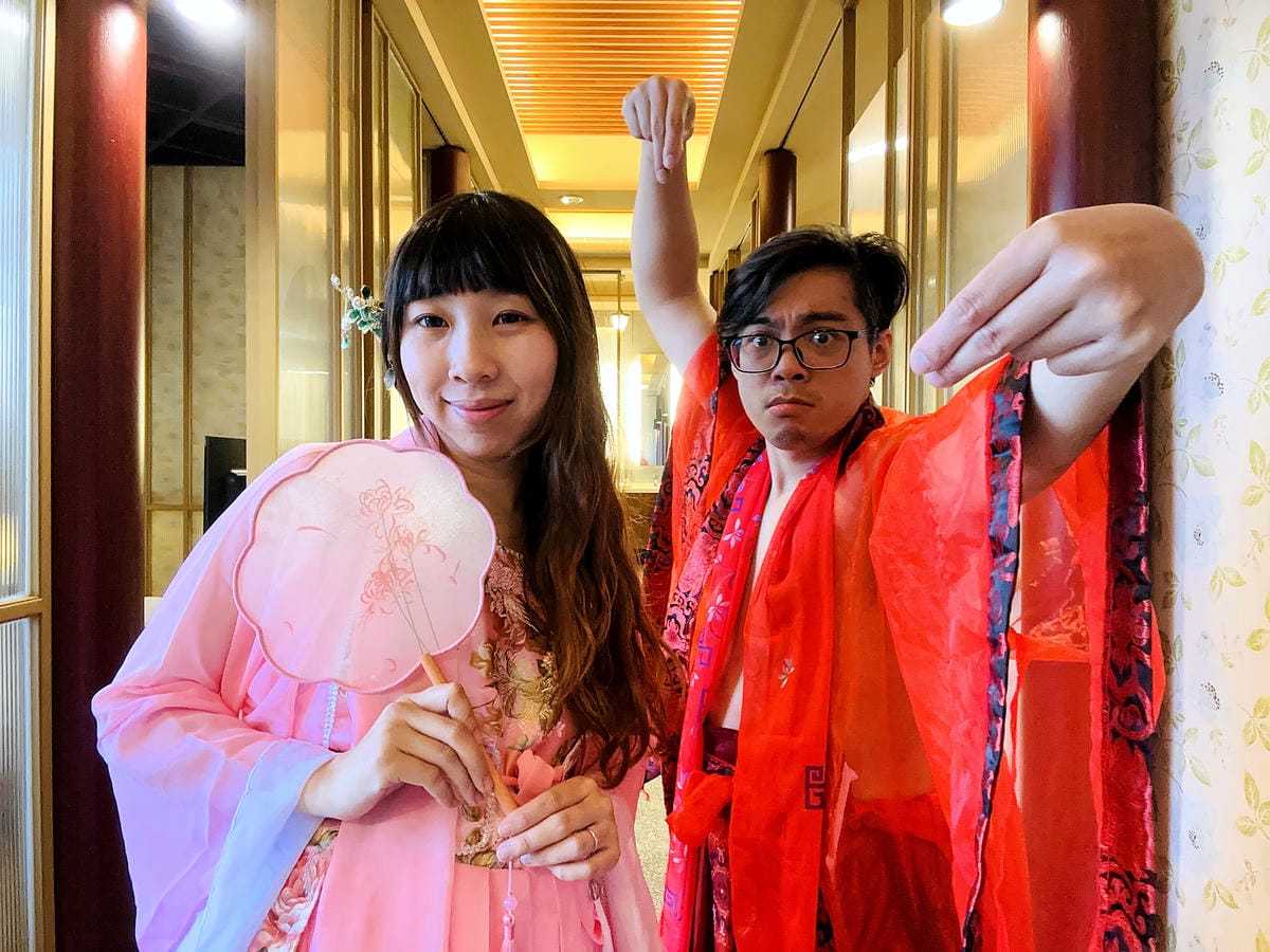 【天下居汽車行館】宜蘭MOTEL住宿推薦!人氣NO.1東方美學主題房型『豪華九間堂』52坪大空間!古裝Cosplay超好玩!