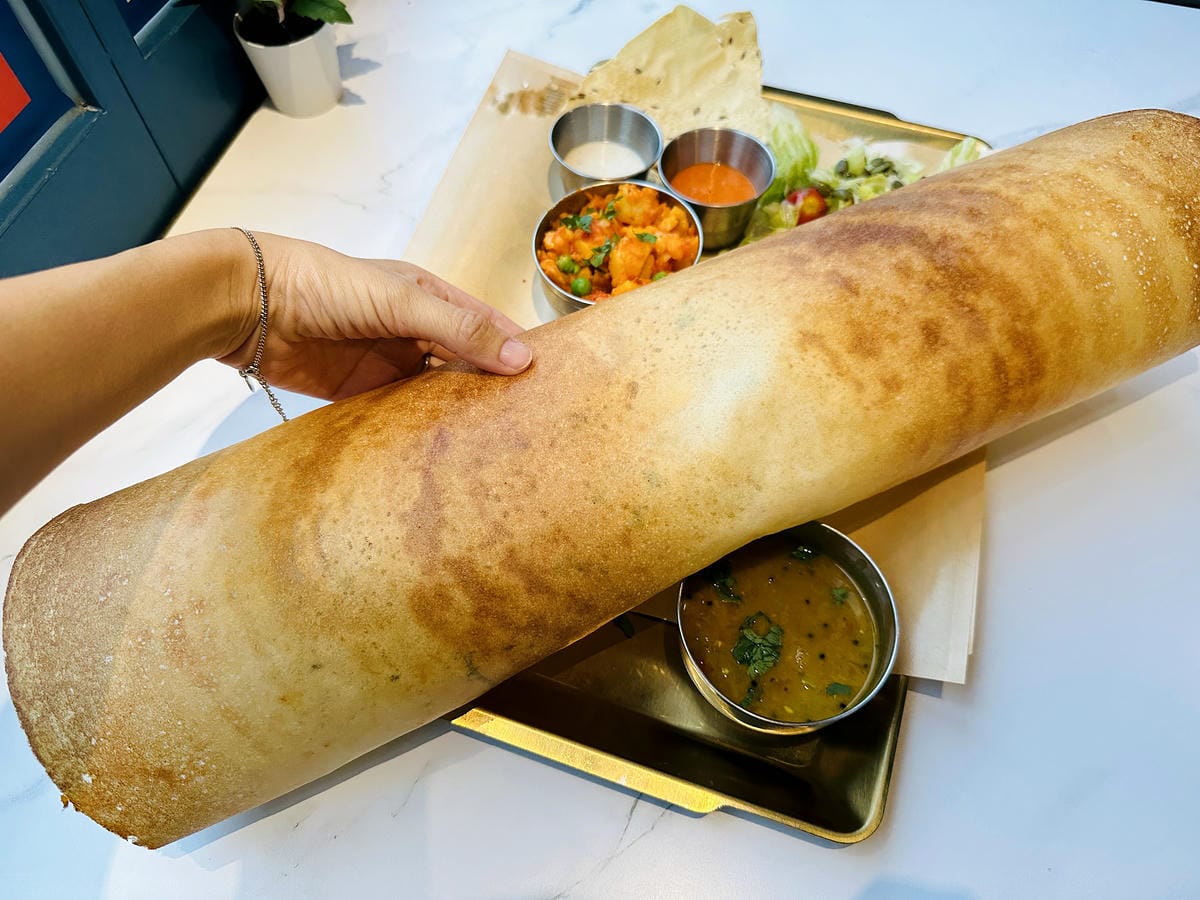 【神燈搓一下3 wishes】台北異國風味料理推薦!好吃又好玩「炸物摩天輪」!巨大「印度薄餅Dosa」經典必吃!讓精靈神燈實現你所有願望!