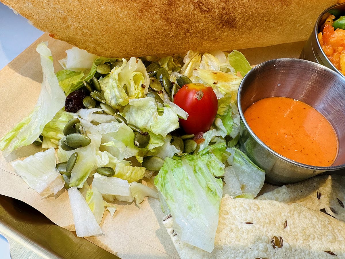 【神燈搓一下3 wishes】台北異國風味料理推薦!好吃又好玩「炸物摩天輪」!巨大「印度薄餅Dosa」經典必吃!讓精靈神燈實現你所有願望!