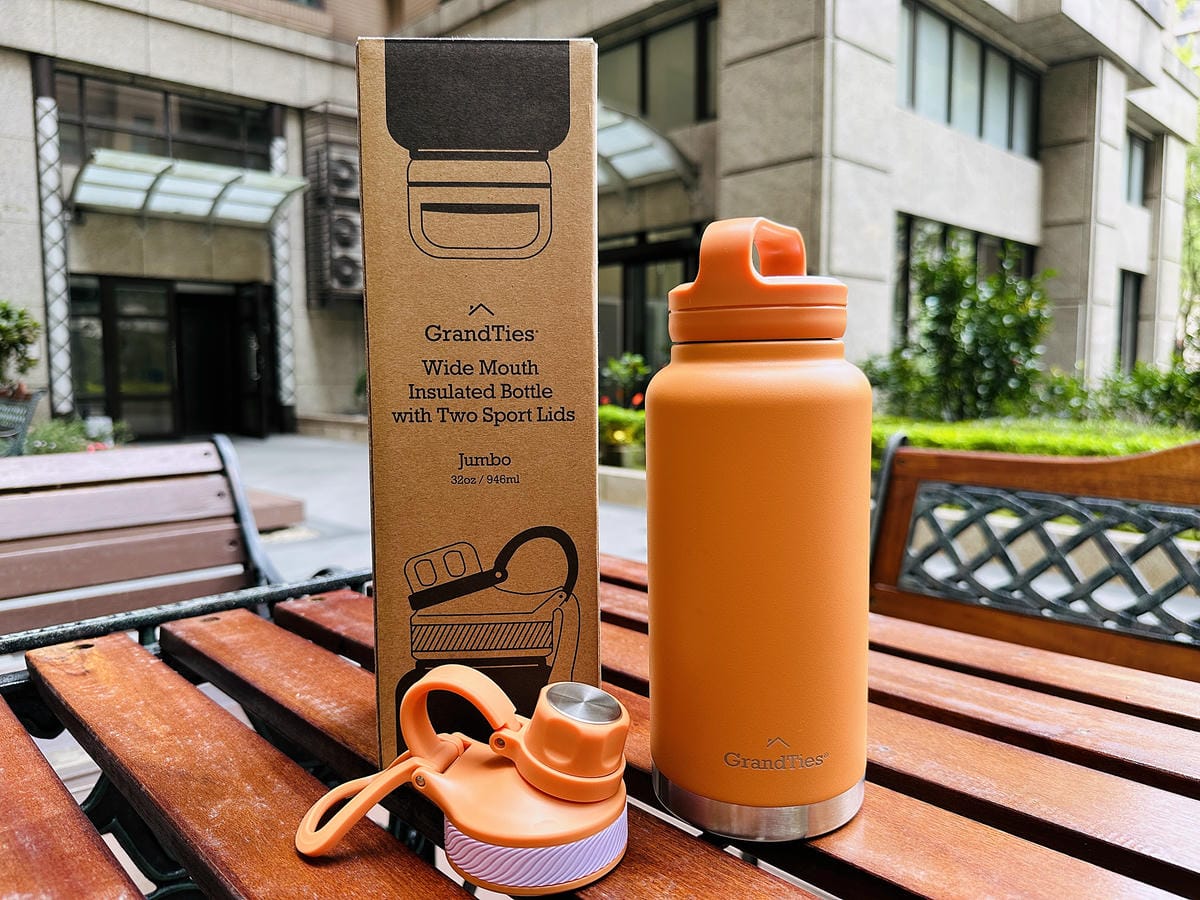 【美國GrandTies】「滑蓋式真空不鏽鋼保溫杯」必買時尚保溫保冷馬克杯!「雙蓋真空不鏽鋼隨身保溫瓶」超有型運動水壺推薦!超實用禮物送禮首選推薦!