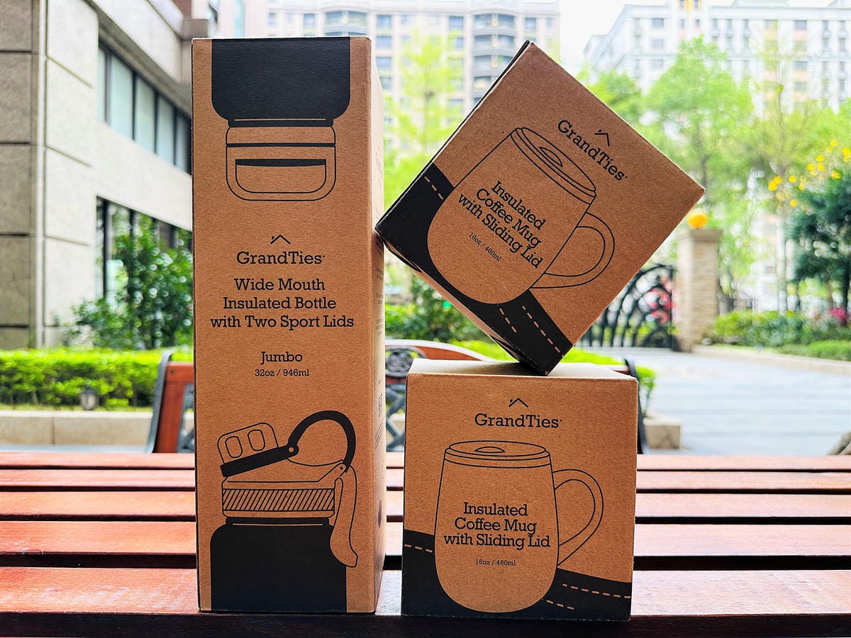 【美國GrandTies】「滑蓋式真空不鏽鋼保溫杯」必買時尚保溫保冷馬克杯!「雙蓋真空不鏽鋼隨身保溫瓶」超有型運動水壺推薦!超實用禮物送禮首選推薦!