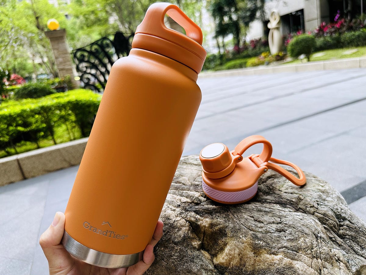 【美國GrandTies】「滑蓋式真空不鏽鋼保溫杯」必買時尚保溫保冷馬克杯!「雙蓋真空不鏽鋼隨身保溫瓶」超有型運動水壺推薦!超實用禮物送禮首選推薦!