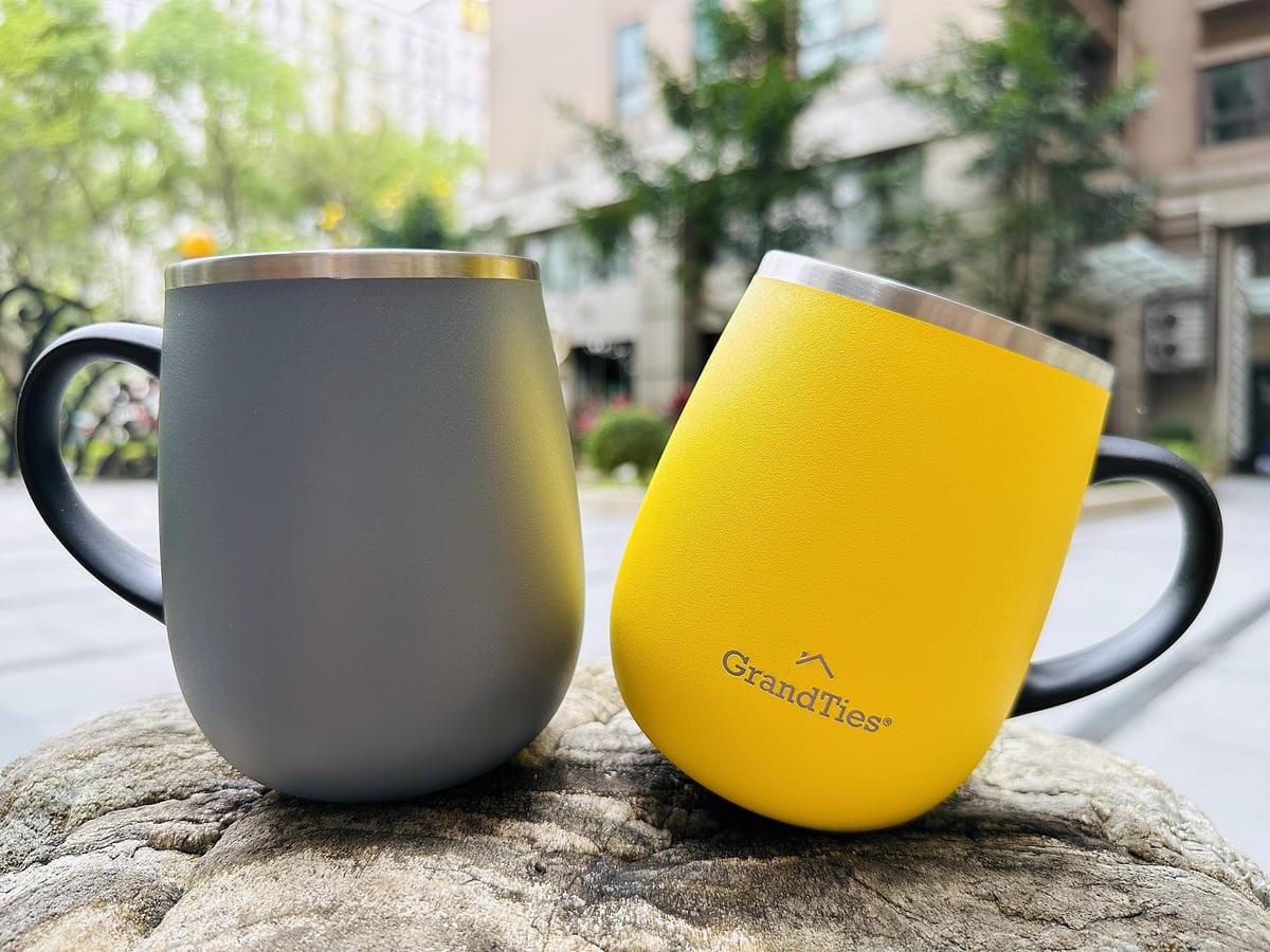 【美國GrandTies】「滑蓋式真空不鏽鋼保溫杯」必買時尚保溫保冷馬克杯!「雙蓋真空不鏽鋼隨身保溫瓶」超有型運動水壺推薦!超實用禮物送禮首選推薦!