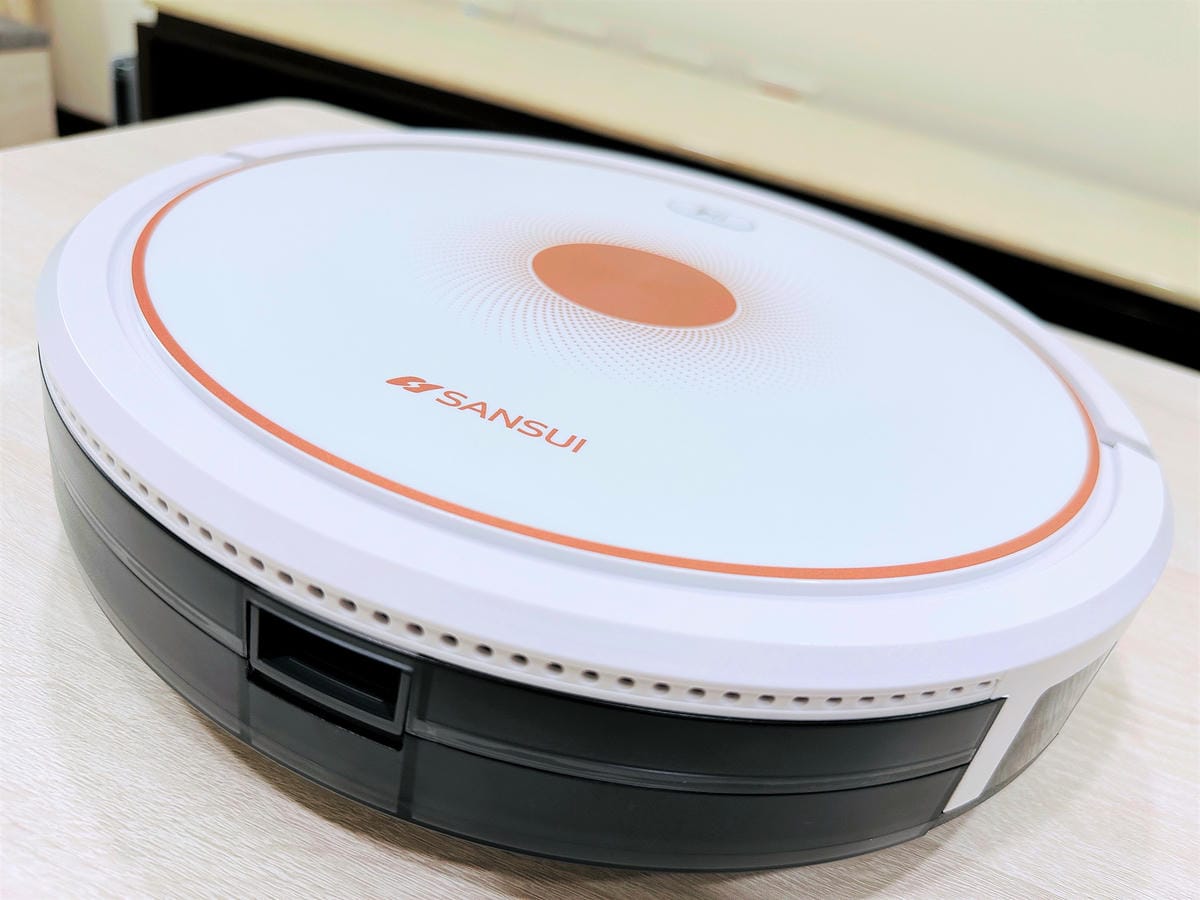 【SANSUI山水】智能掃拖掃地機器人SSR-V88,獨立集塵盒/水箱「清掃吸塵拖地」通通輕鬆搞定!陀螺儀導航不迷路支援google音箱,家中必備智能好夥伴!