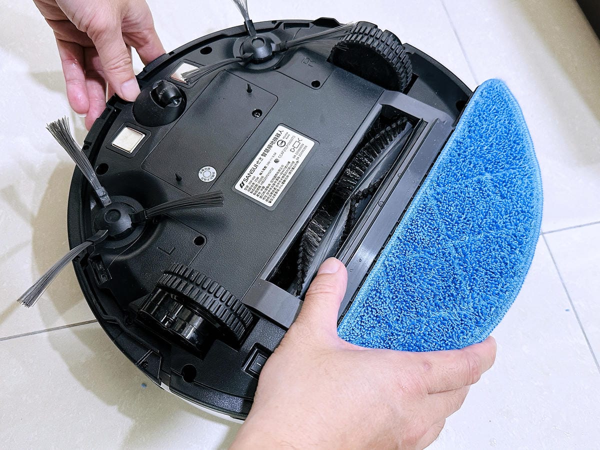 【SANSUI山水】智能掃拖掃地機器人SSR-V88,獨立集塵盒/水箱「清掃吸塵拖地」通通輕鬆搞定!陀螺儀導航不迷路支援google音箱,家中必備智能好夥伴!