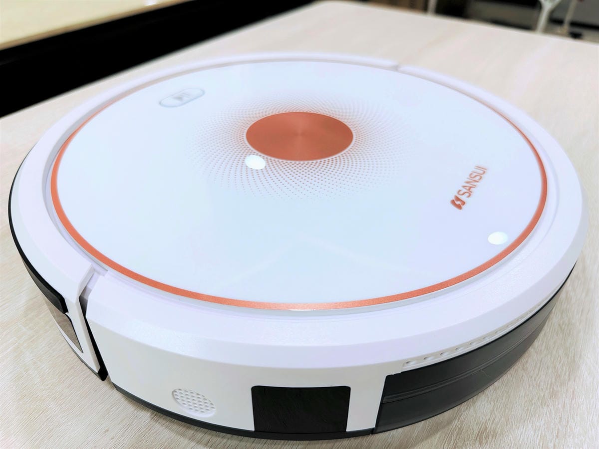 【SANSUI山水】智能掃拖掃地機器人SSR-V88,獨立集塵盒/水箱「清掃吸塵拖地」通通輕鬆搞定!陀螺儀導航不迷路支援google音箱,家中必備智能好夥伴!