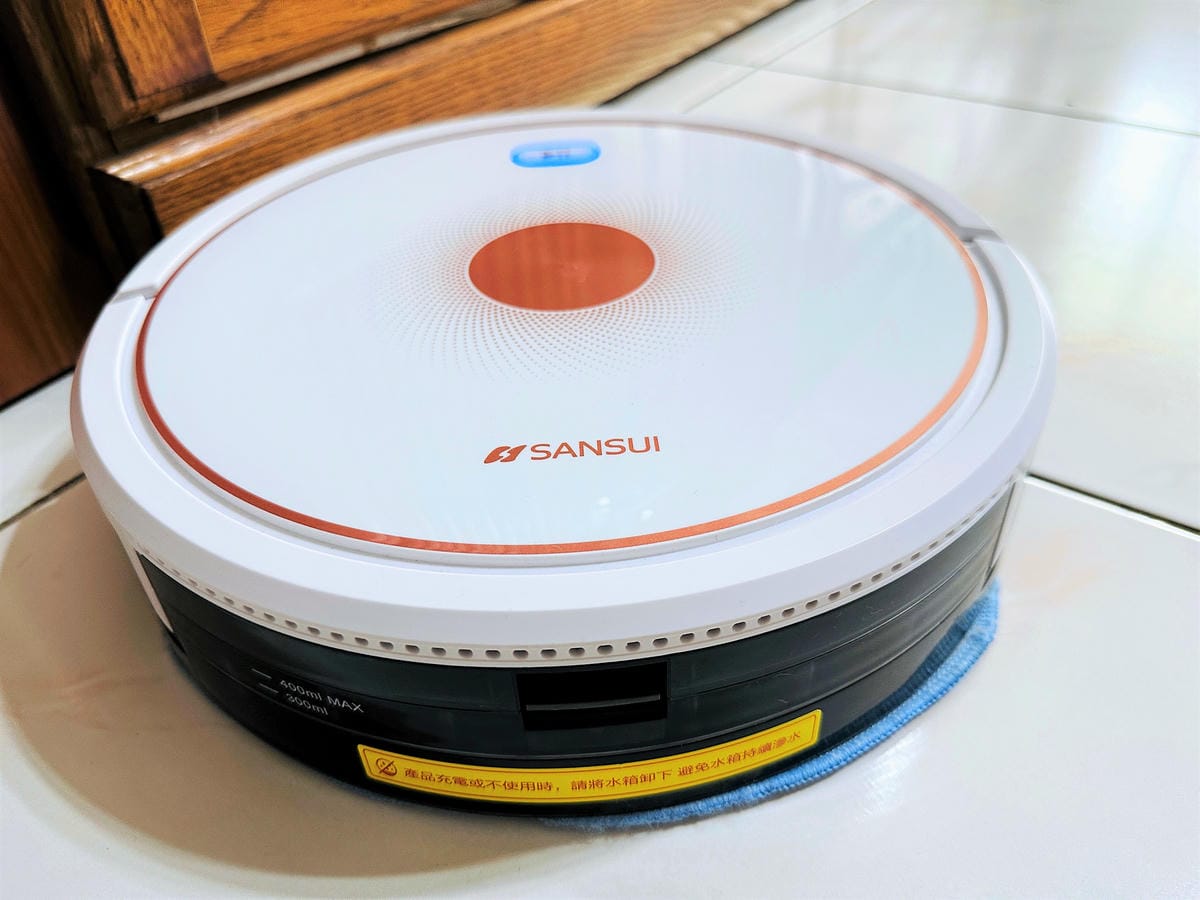 【SANSUI山水】智能掃拖掃地機器人SSR-V88,獨立集塵盒/水箱「清掃吸塵拖地」通通輕鬆搞定!陀螺儀導航不迷路支援google音箱,家中必備智能好夥伴!