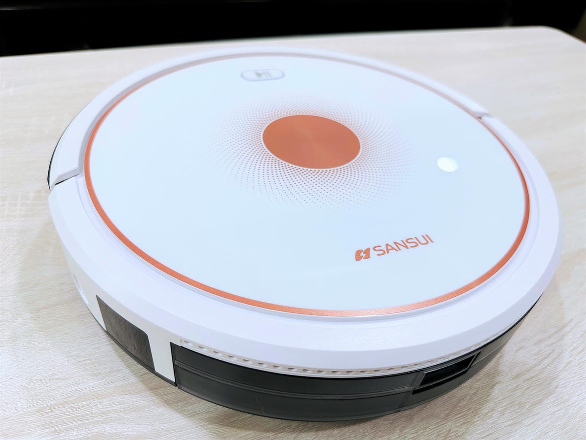 【SANSUI山水】智能掃拖掃地機器人SSR-V88,獨立集塵盒/水箱「清掃吸塵拖地」通通輕鬆搞定!陀螺儀導航不迷路支援google音箱,家中必備智能好夥伴!