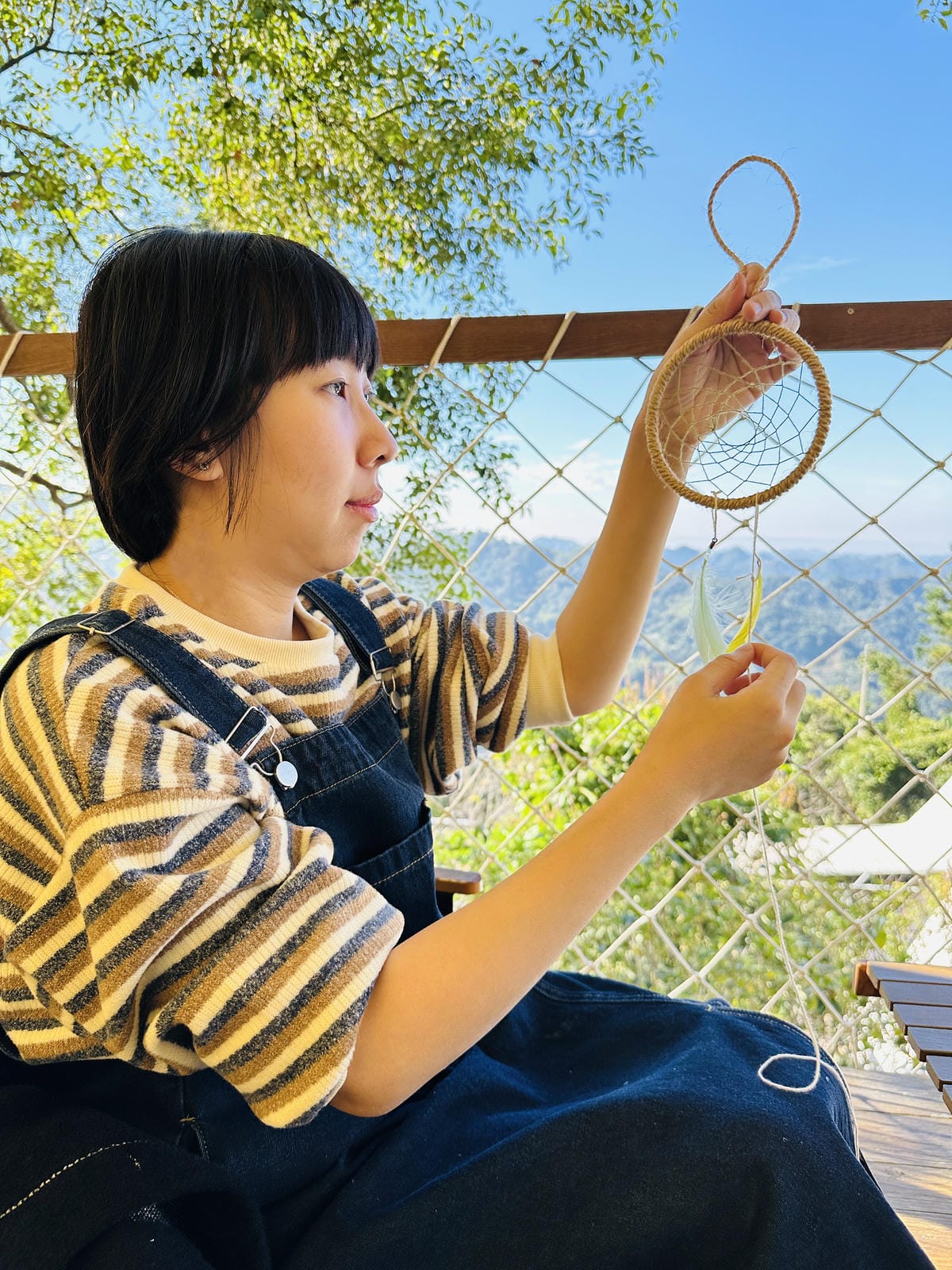 【蟬說:山中靜靜】台中酒桶山豪華秋冬露營,桂花弄帳篷區絕美景