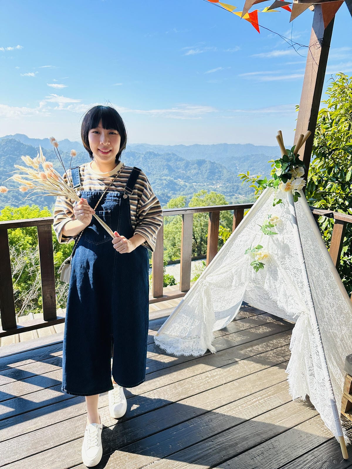 【蟬說:山中靜靜】台中酒桶山豪華秋冬露營,桂花弄帳篷區絕美景